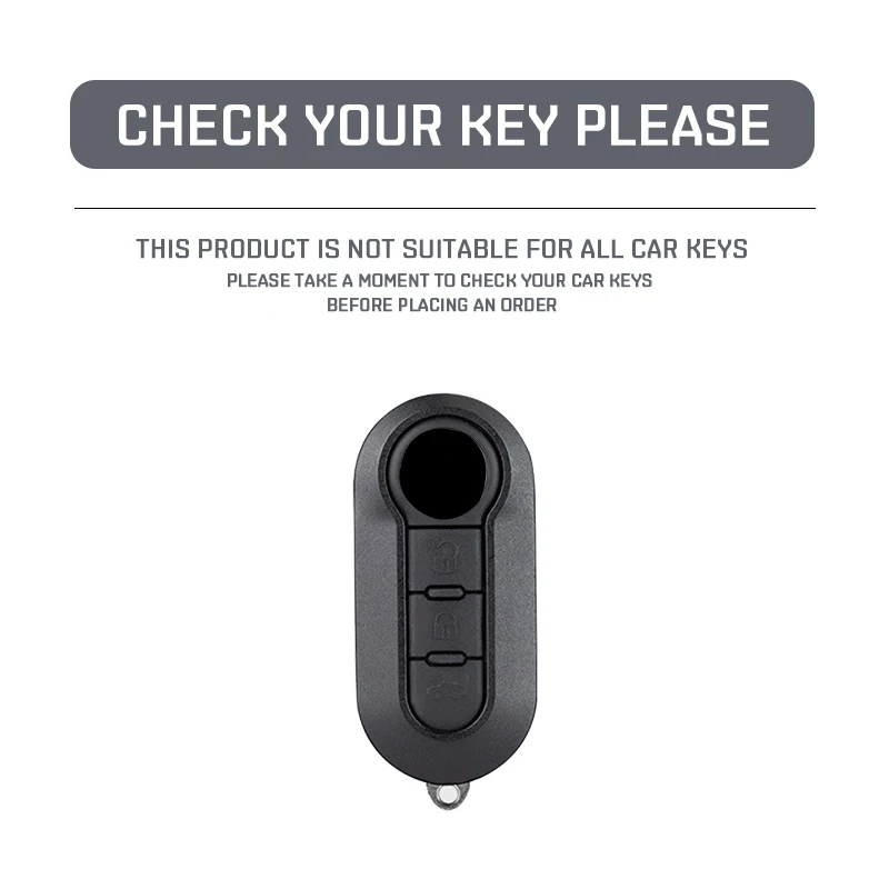Funda de TPU para llave de coche Fiat y Lancia - vista frontal