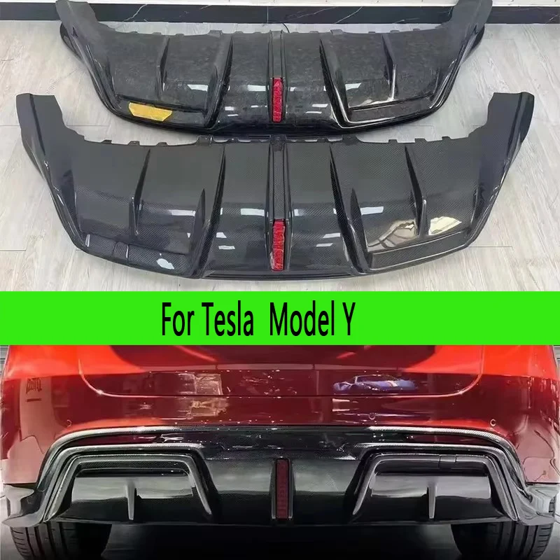 Difusor trasero IMP estilo carbono para Tesla Model Y – Kit carrocería