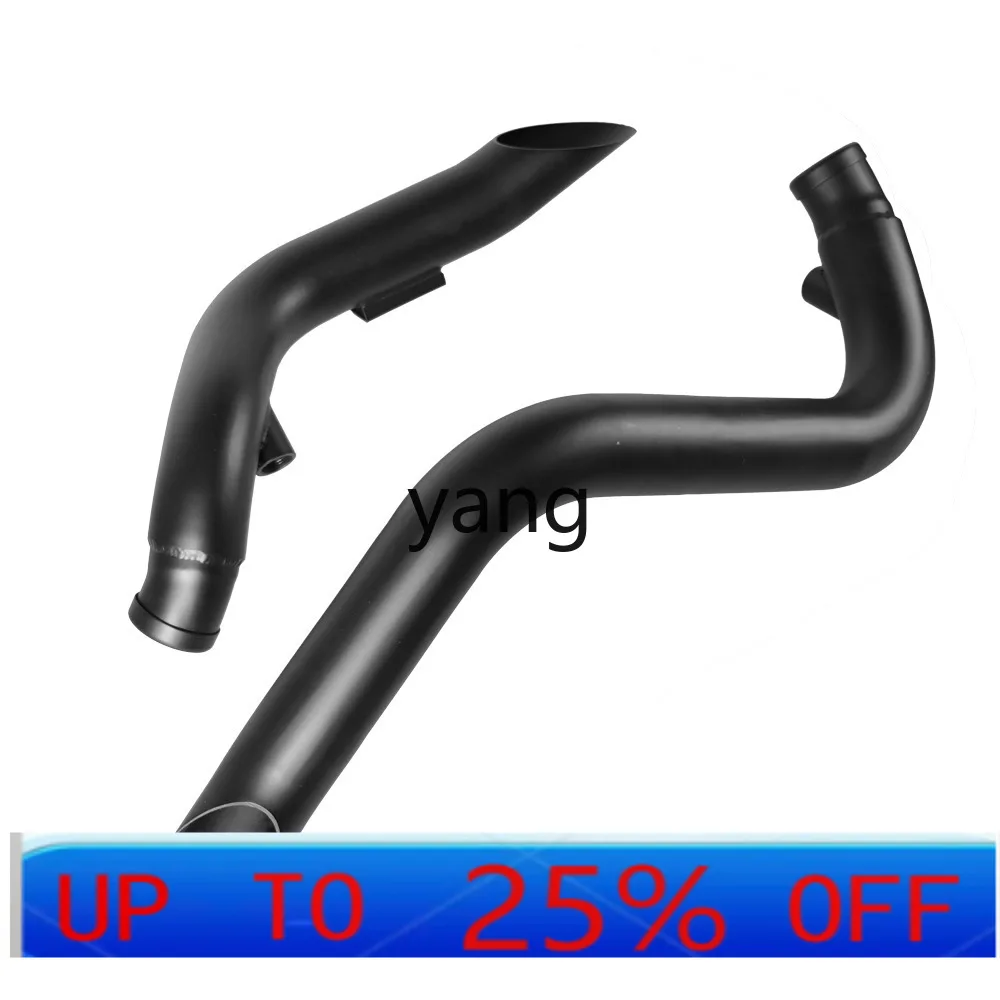 Escape negro de 2 pulgadas para moto CX Retro T7