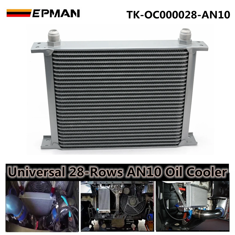 Enfriador de aceite AN10 universal de aluminio para transmisión