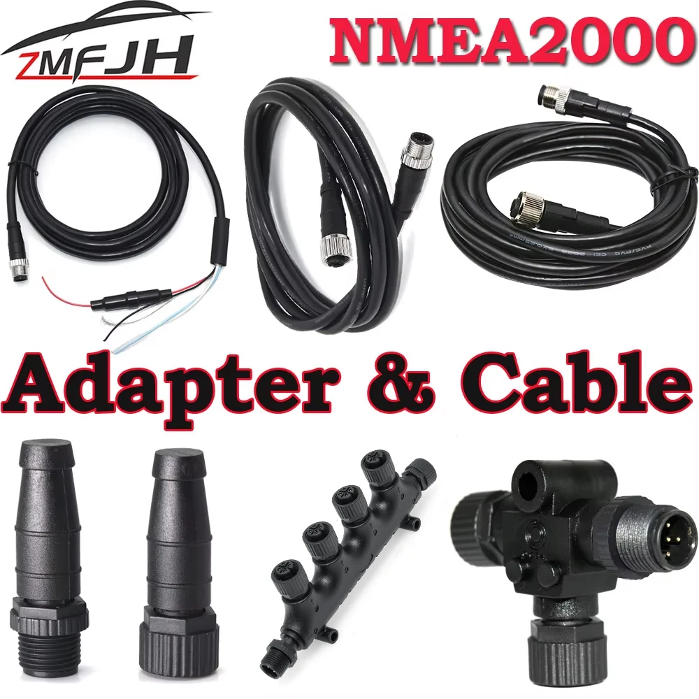 Cable NMEA 2000 de 4 m con adaptadores multifunción