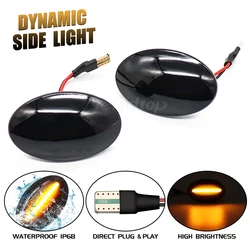 Luz de posición lateral secuencial LED para Ford Fiesta MK3/MK4