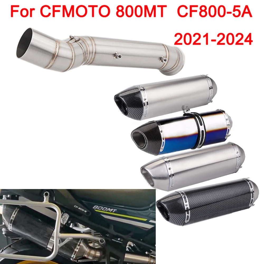 Tubo intermedio de escape CFMOTO 800MT CF800-5A 2021-2024