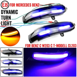 Señal de giro dinámica LED espejo lateral secuencial Mercedes C W203