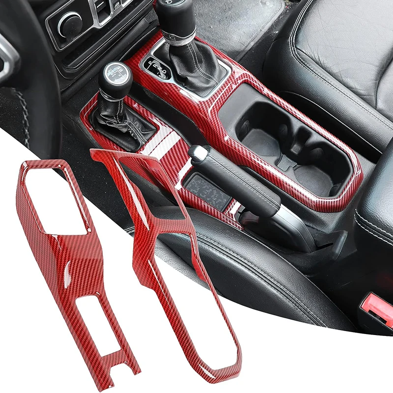 Cubierta cambio marchas fibra carbono – Jeep Wrangler JL 2018-2023