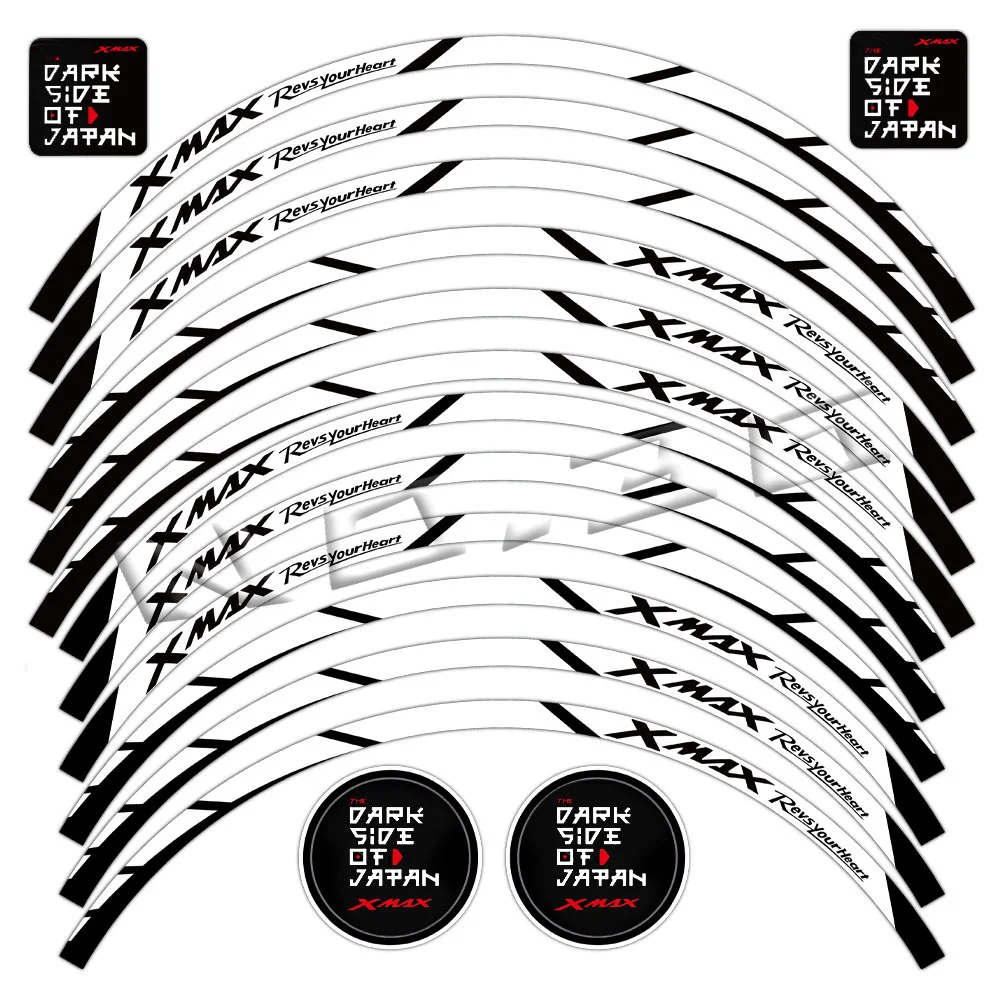 Cinta reflectante para llanta Yamaha XMAX 125, 250 y 300 - imagen 4