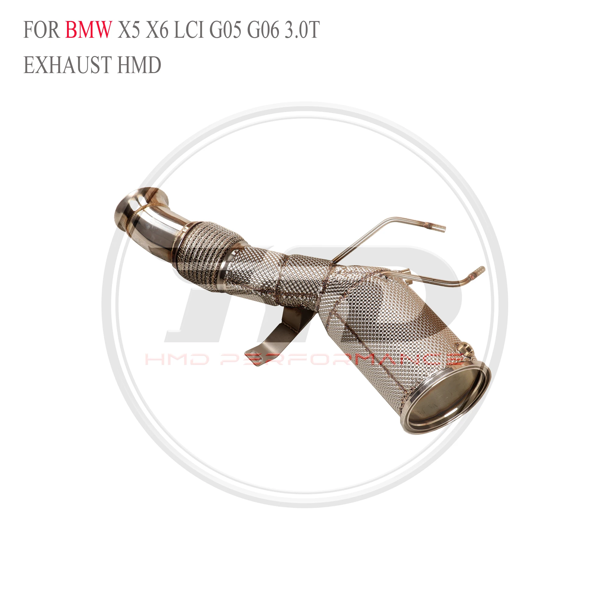 Tubo de escape de alto flujo HMD para BMW M240i/M340i/M440i B58 LCI M40i - imagen 3
