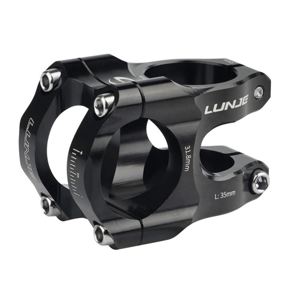 LUNJE potencia CNC 35mm manillar bicicleta MTB negro