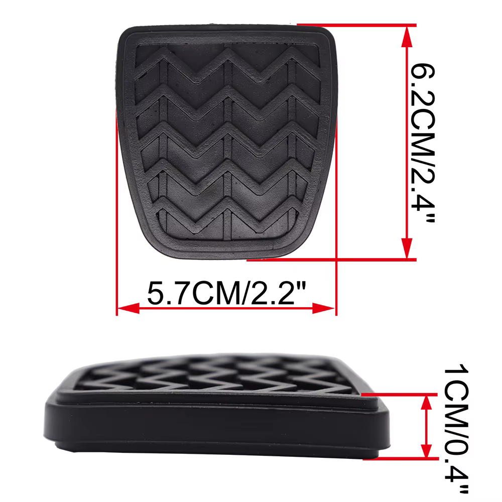 Gomas de pedales de freno y embrague para Toyota Yaris 2006-2017 - imagen 3
