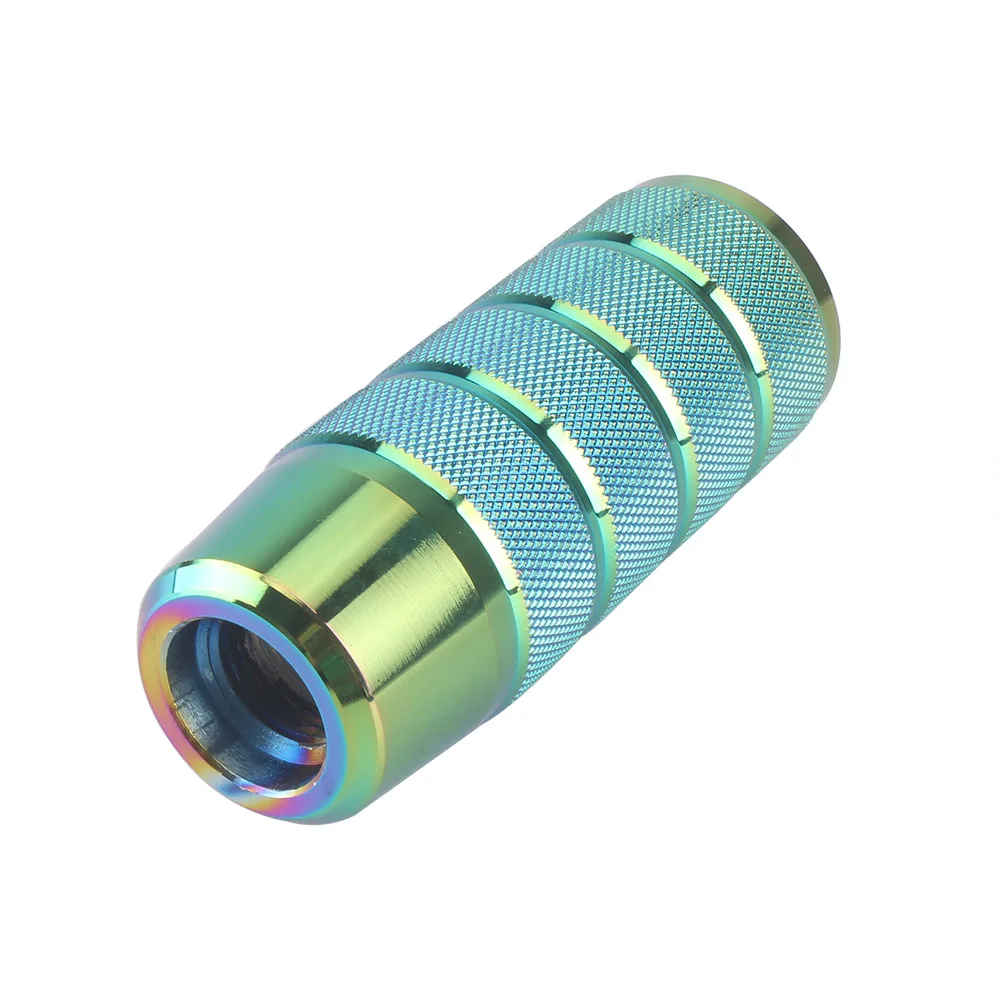 Detalle del mecanizado de la perilla de cambios de aluminio