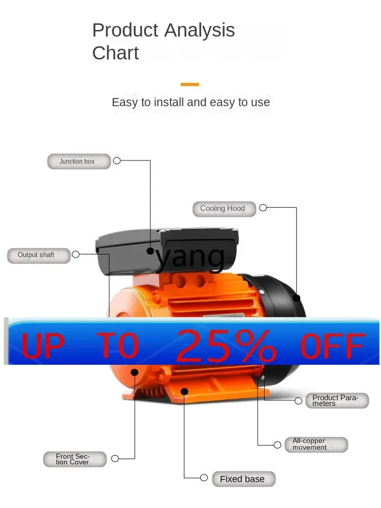 Motor Horizontal Monofásico Asíncrono CX