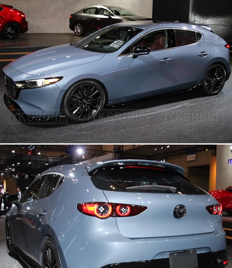 Alerón trasero fibra carbono Mazda 3 Axela Hatchback 2020 - imagen 2