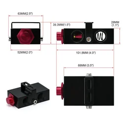 Adaptador placa sándwich filtro aceite aluminio con termostato AN10