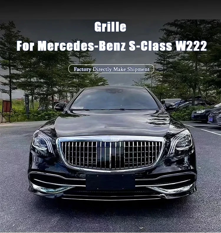 Parrilla delantera Mercedes W222 vista frontal