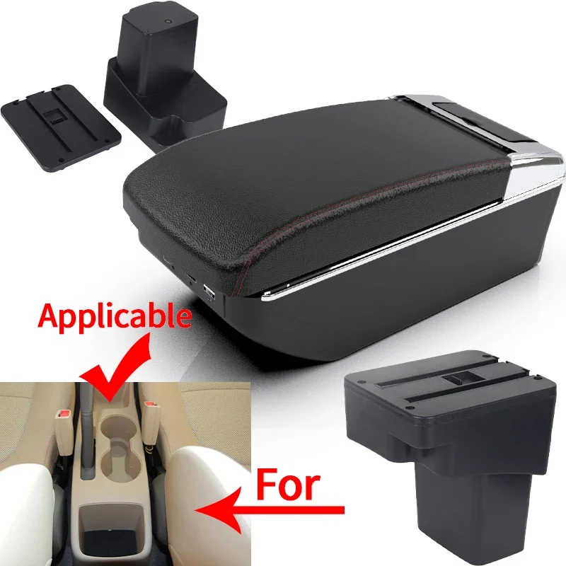 Reposabrazos consola central Hyundai Solaris Accent RB 2011-2016 - imagen 2