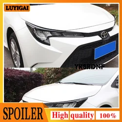 Párpados faro delantero Toyota Corolla 2020-2022 negro ABS
