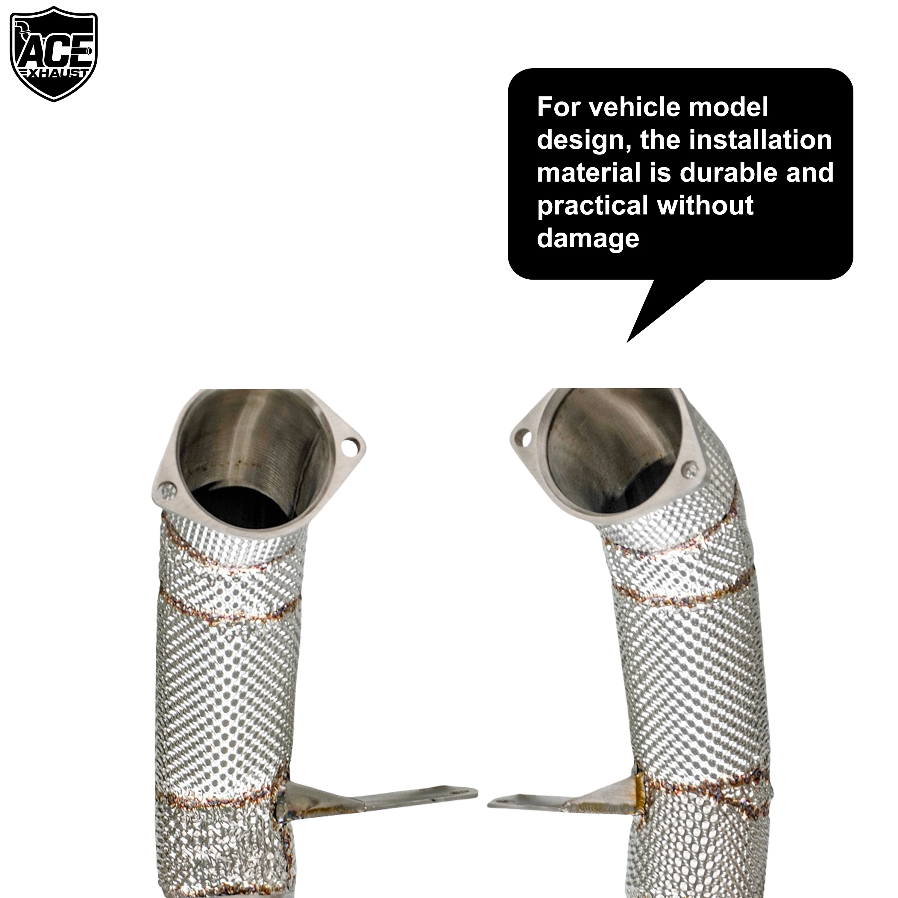 ACE para BMW M850i B8 G14 G15 G16 4.4T Tubo de escape de acero inoxidable de alto rendimiento con convertidor catalítico - imagen 2