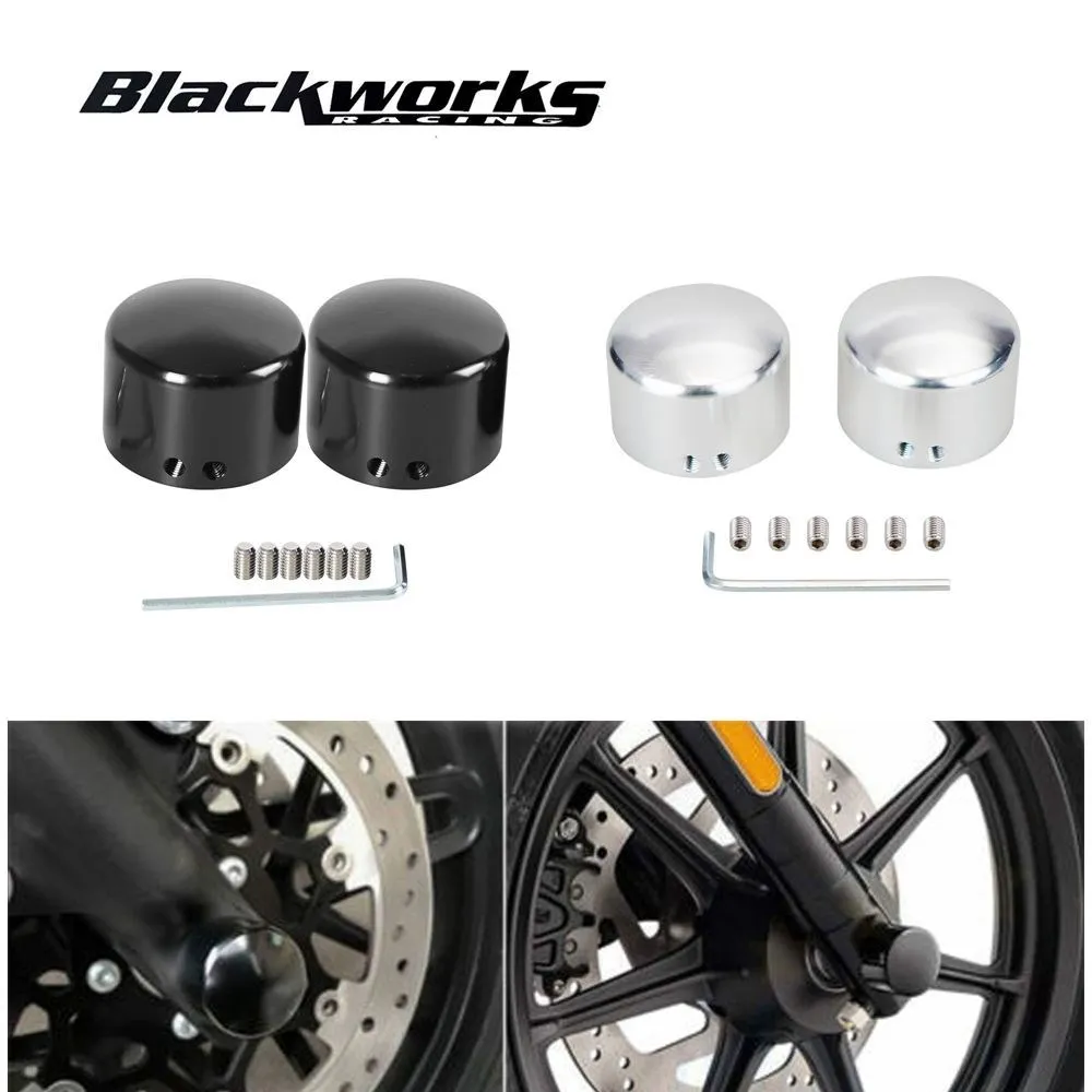 Tapa de tuerca eje delantero ajustable para Harley Sportster 883/1200