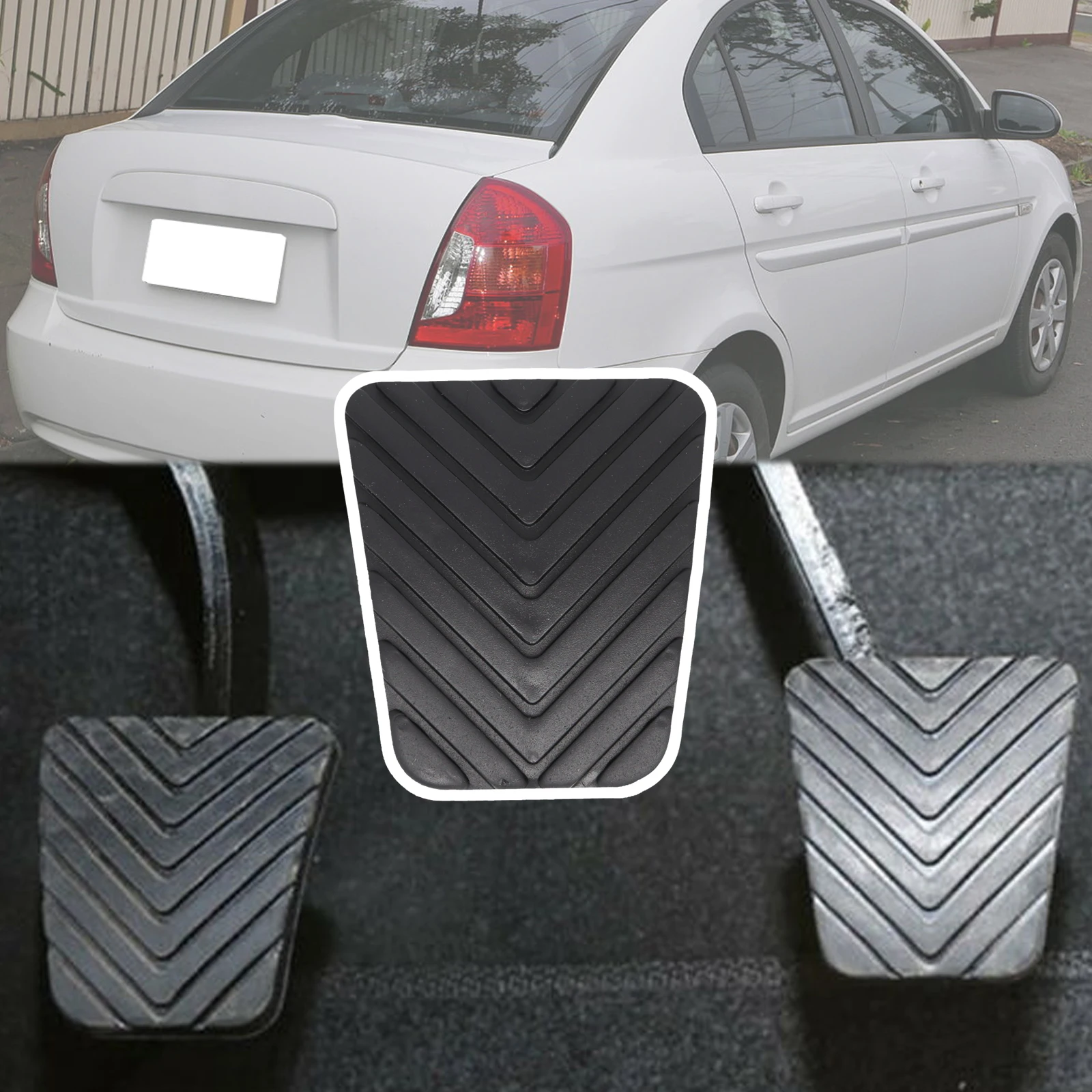 Goma para pedal de freno y embrague Hyundai Accent/Verna 2005-2010