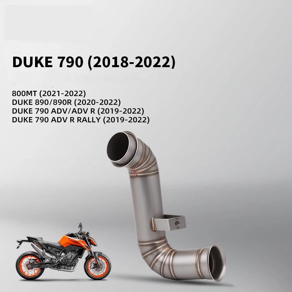 Tubo intermediario de escape KTM Duke 790 y 890 Adventure R 2018-2022 - imagen 4