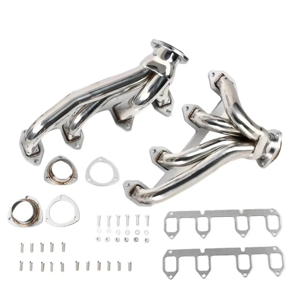 Hugger cabezales de escape acero inoxidable para Ford FE 330-428 V8