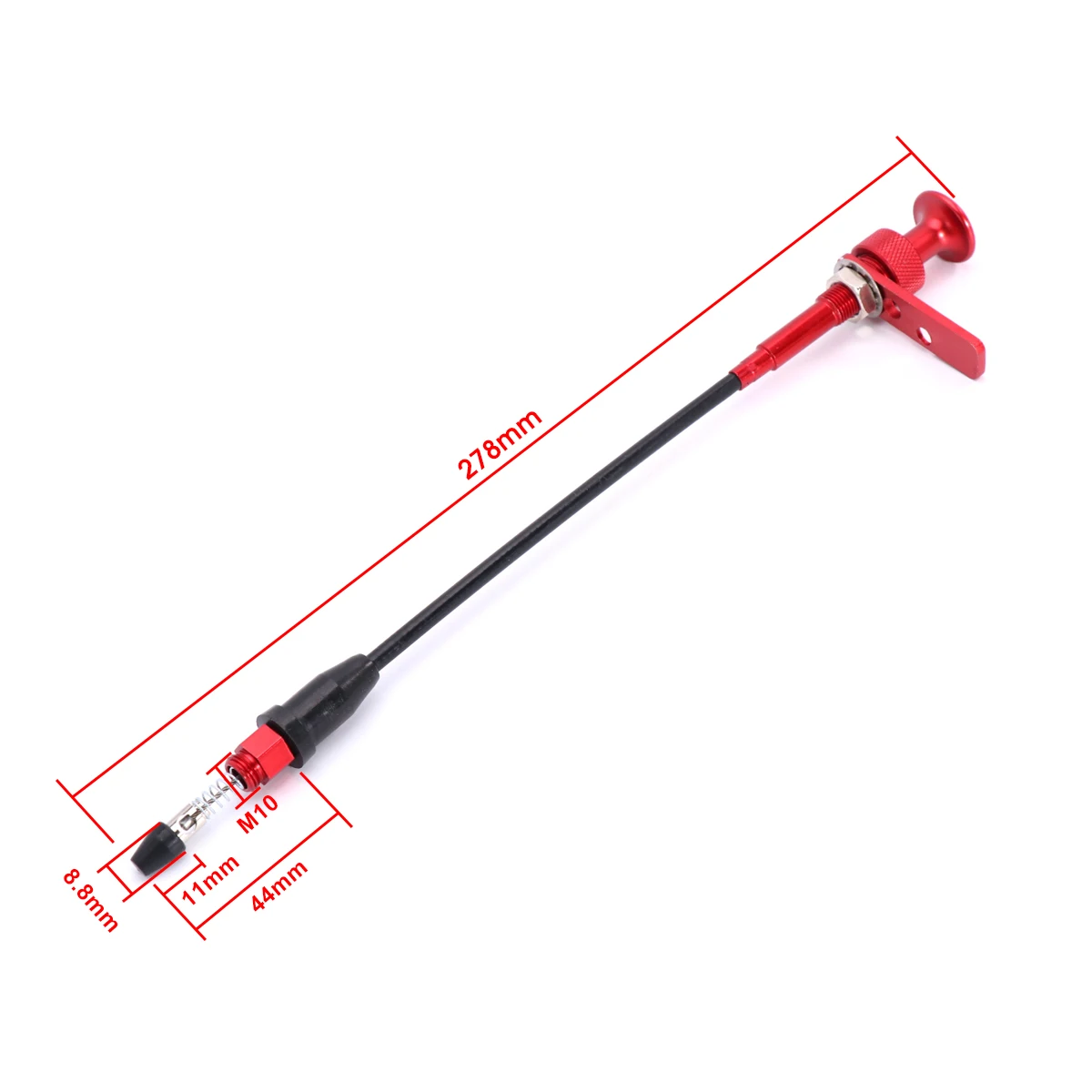 Piezas del carburador ZS Racing CNC Lectron Cable de estrangulación de empuje/pull - imagen 3