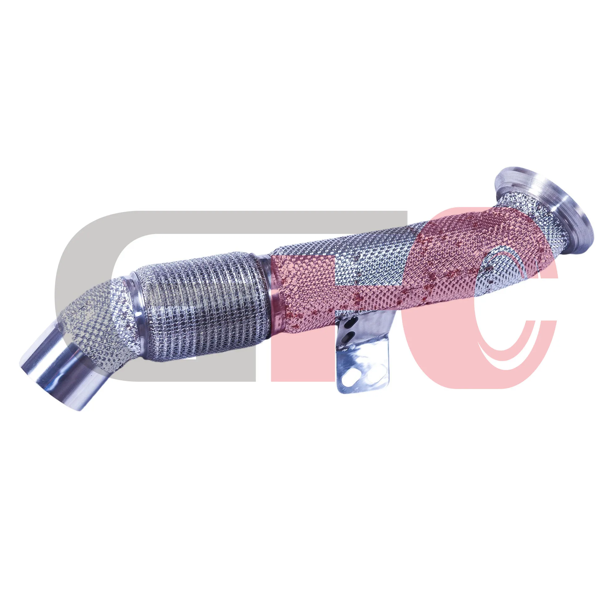 Downpipe catless 3,5" acero inoxidable BMW M340i M40i B58 3.0T - imagen 4