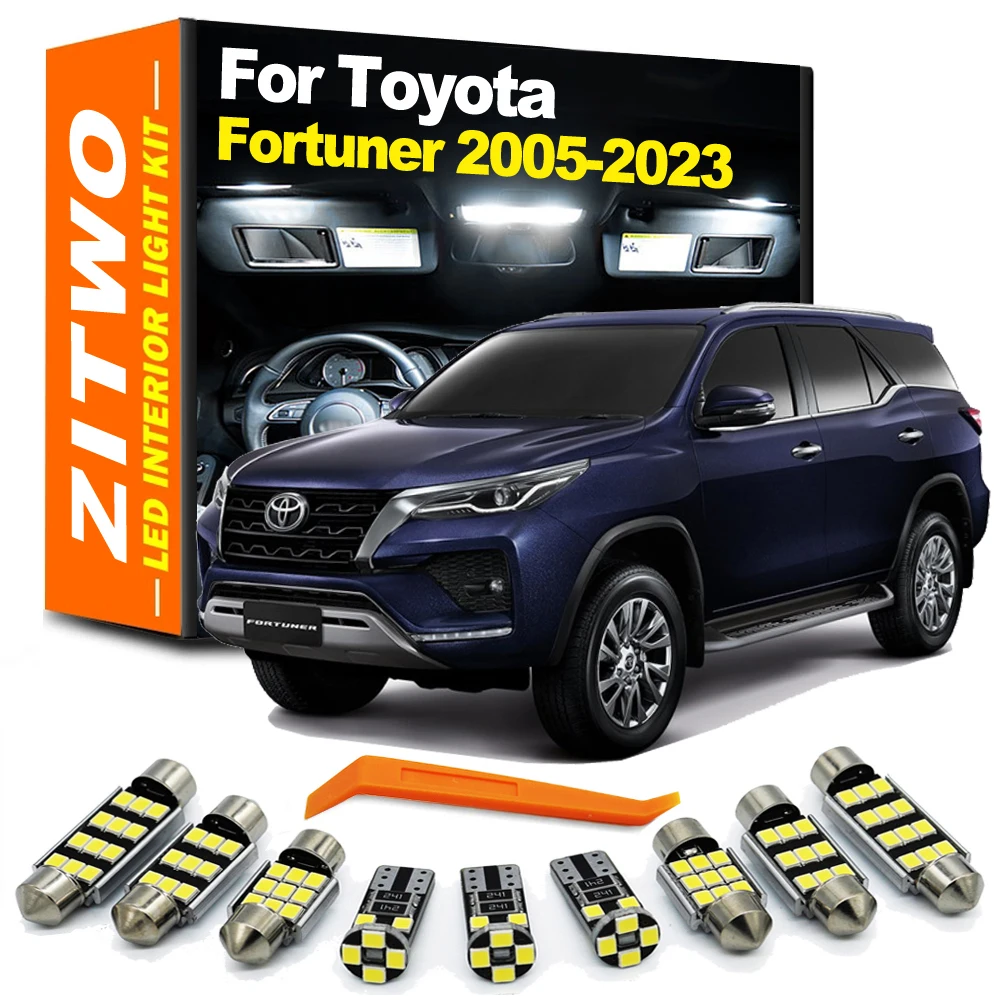 LED interior y matrícula Zitwo para Toyota Fortuner 2005-2023