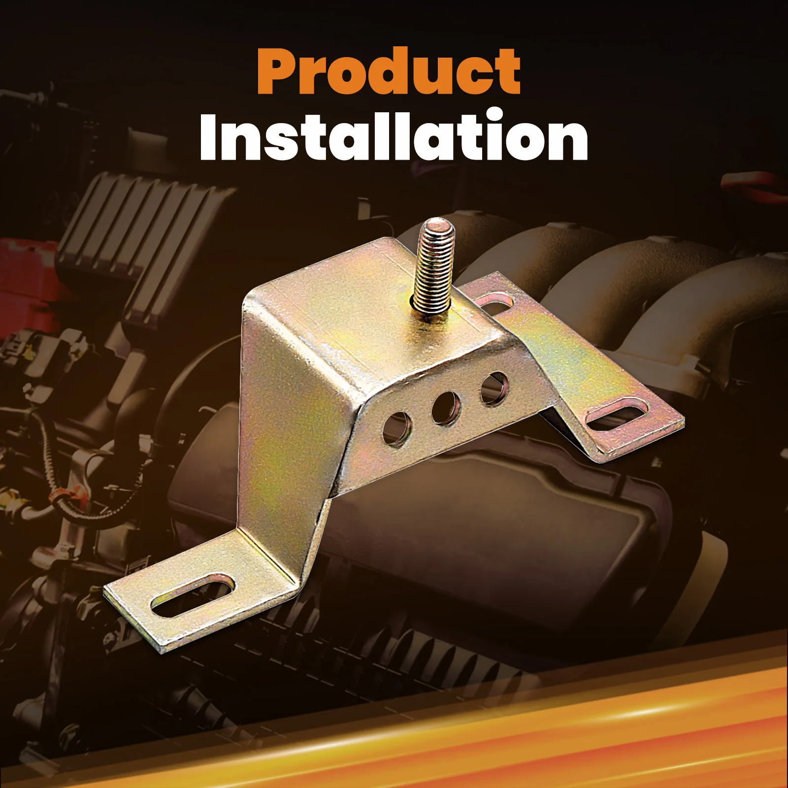 Placas adaptadoras LS para Mustang 1979-2004 con soportes sólidos - imagen 5