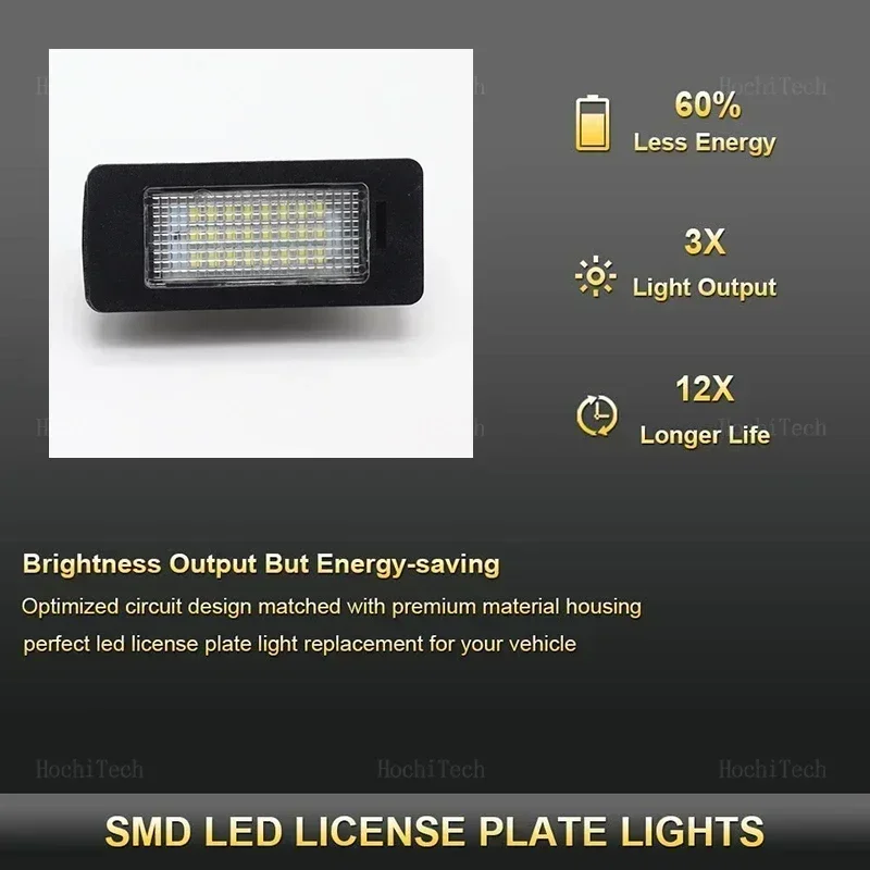 Kit Luces LED Matrícula Canbus BMW Serie 1 3 5 X E82 E90 E60 X5 - imagen 3