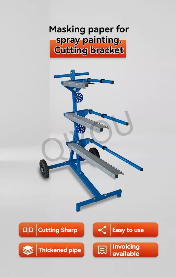 Soporte para papel protector en carrocería