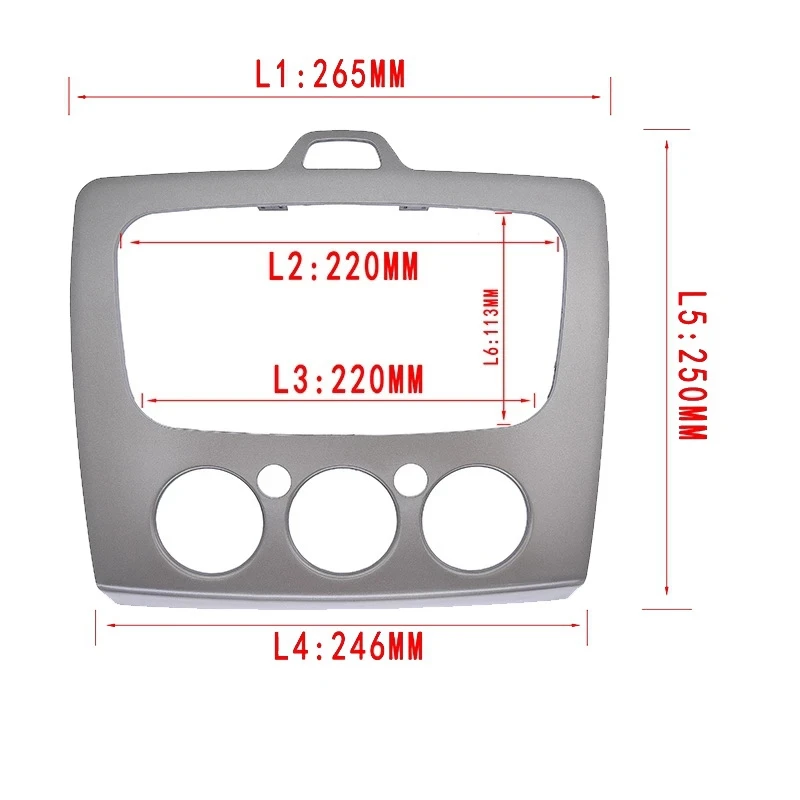 Marco autoradio 2DIN para Ford Focus MK2 (2005-2013) - imagen 5