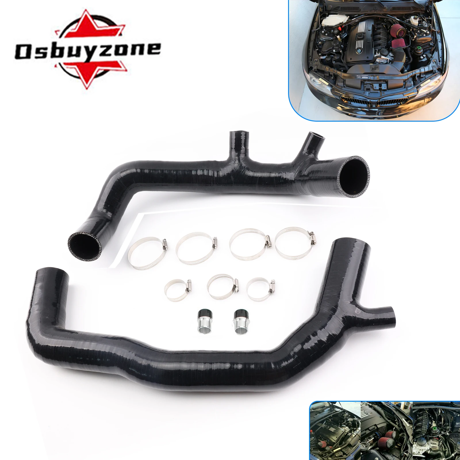 Manguito de admisión de silicona 2 pulgadas BMW N54 135i/335i