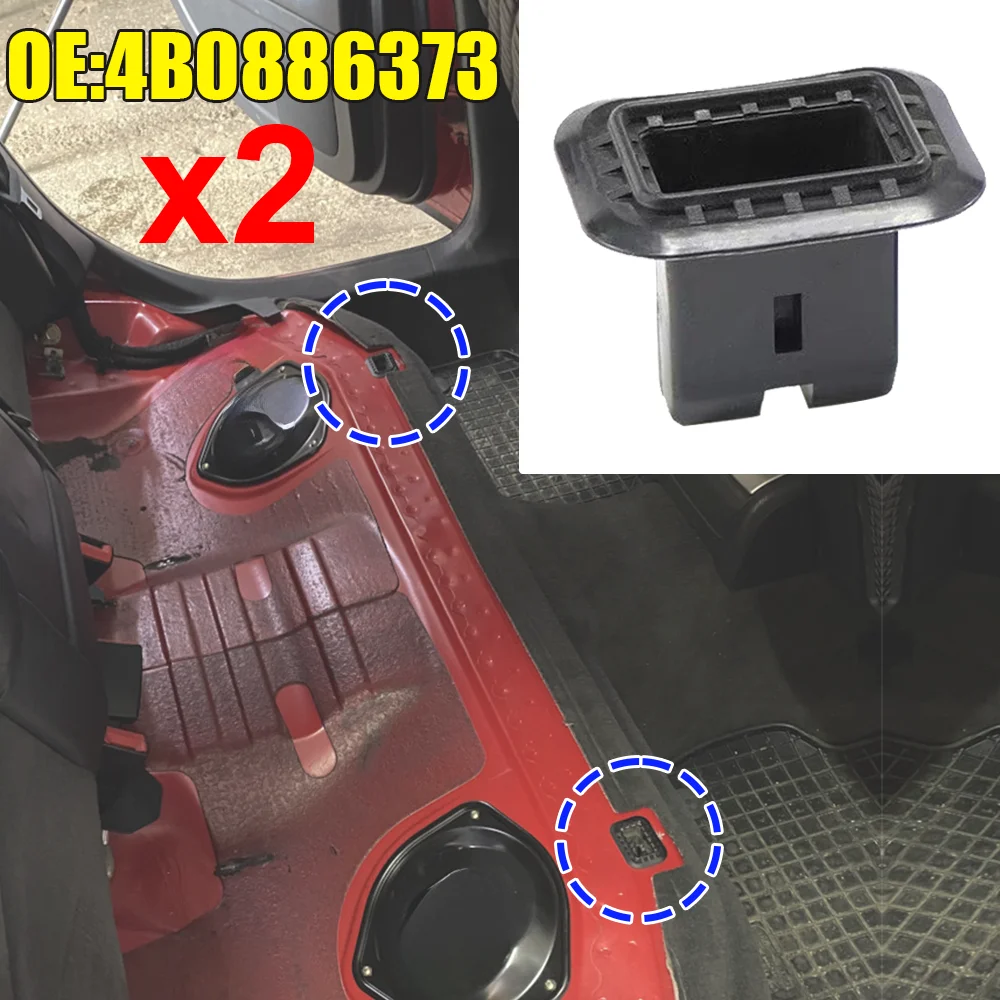 Clips sujeción ojal marco asiento trasero Audi A4 B5-B8 4B0886373