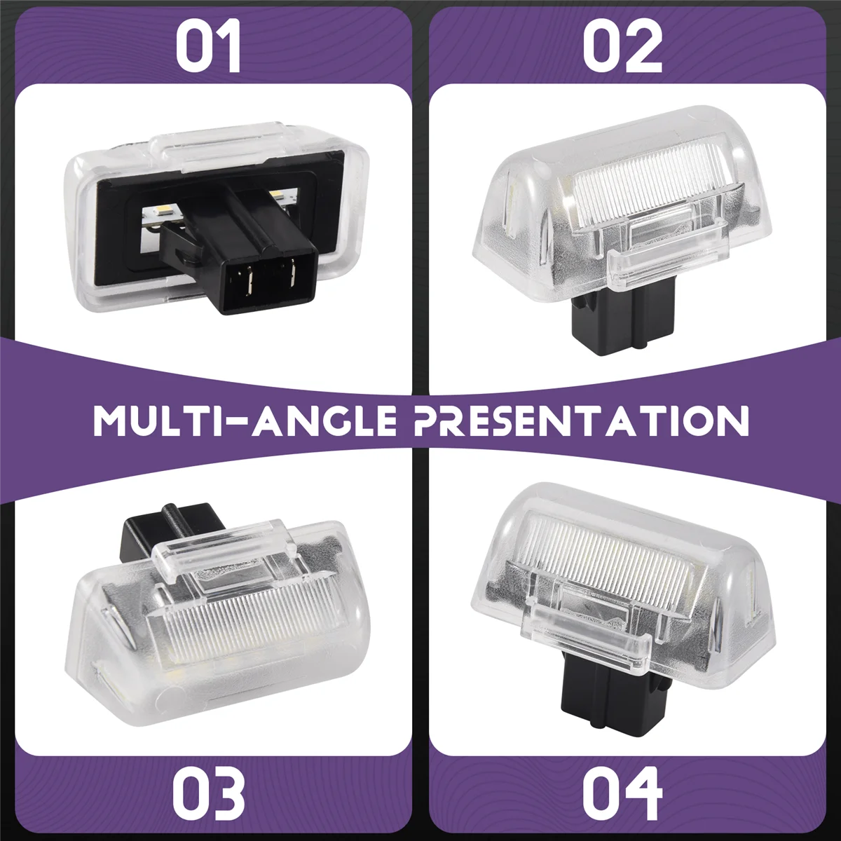 Luz de matrícula LED blanca para Ford Transit Tourneo MK5-MK7 - imagen 5