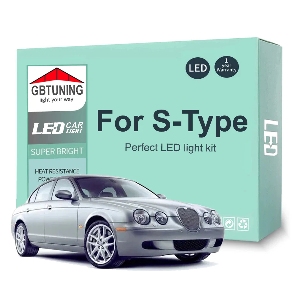 Kit de bombillas LED para interior Jaguar S-Type 1998-2008 Canbus