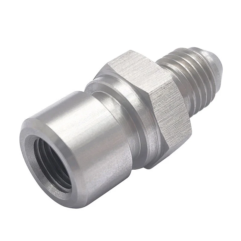 Acabado de acero inoxidable del racor AN3 a 3/8-24
