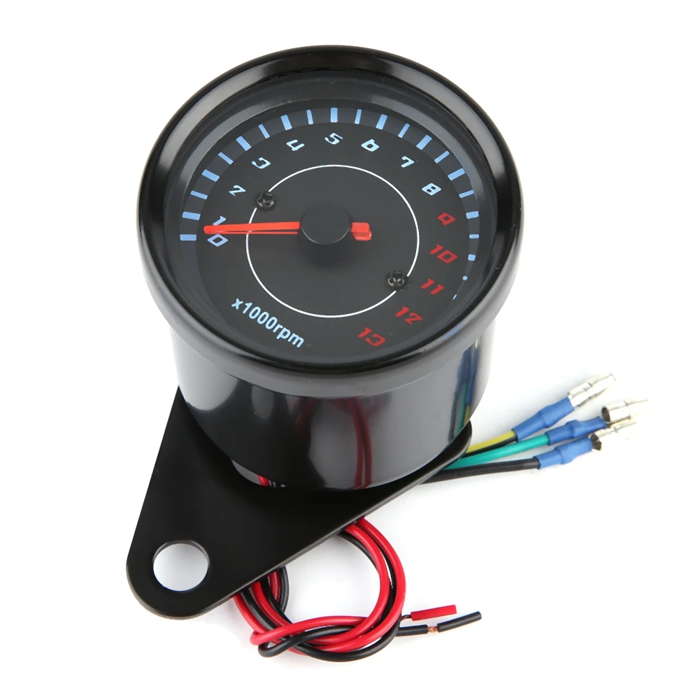 Tacómetro electrónico universal moto con retroiluminación LED 12V - imagen 2