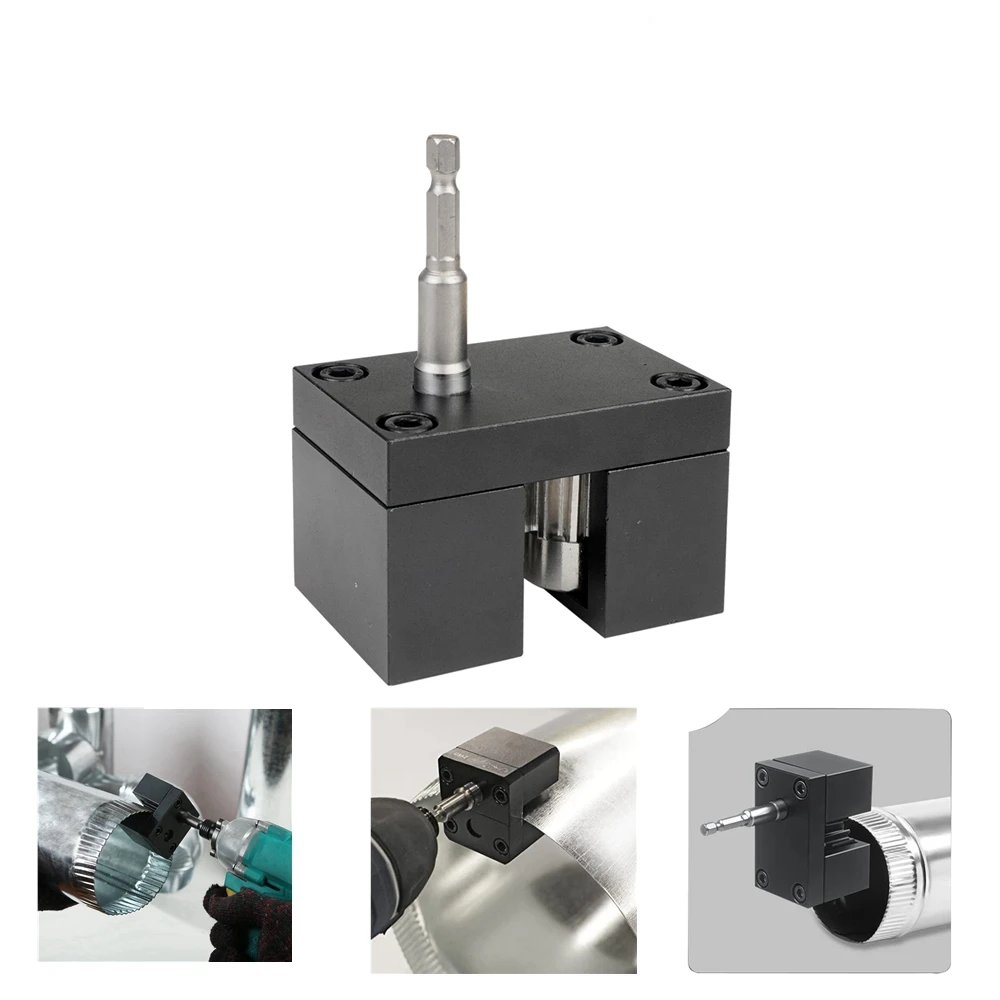 Crimpadora asistida por impacto C5A2 de metal negro