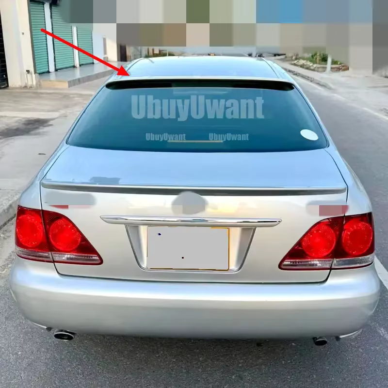 Edición deportiva para Toyota Crown Athlete 2005 a 2009, alerón de techo para ventana trasera, pintura en aerosol Panit DIY o Color blanco y negro - imagen 5