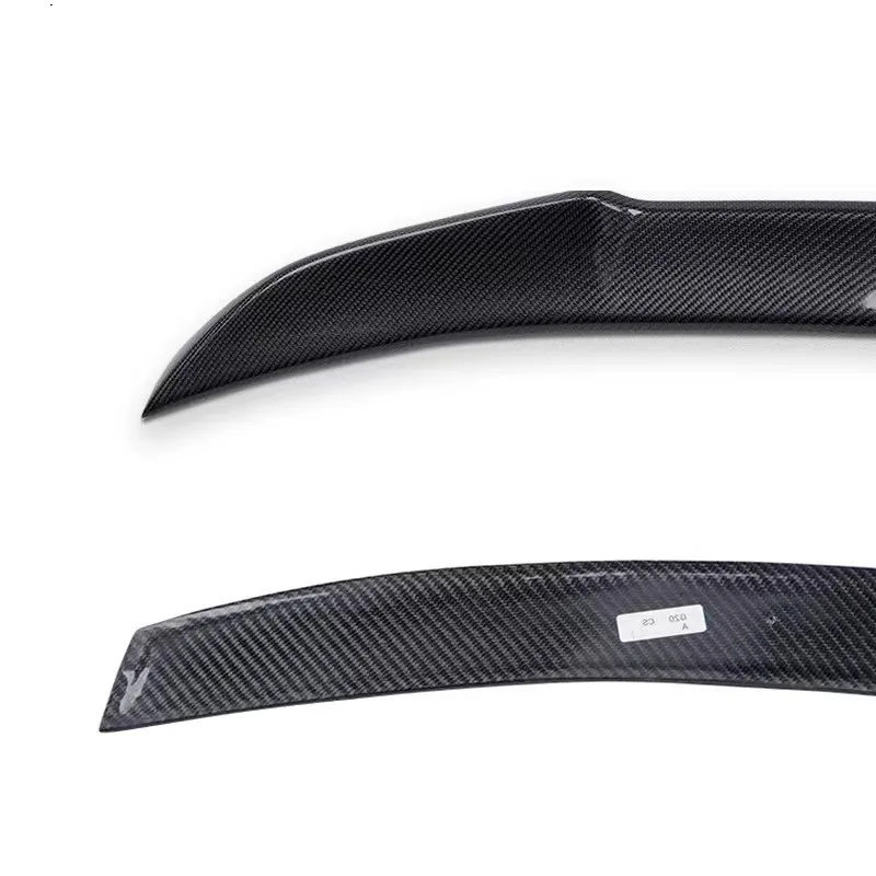 Alerón trasero negro de apariencia de carbono para BMW