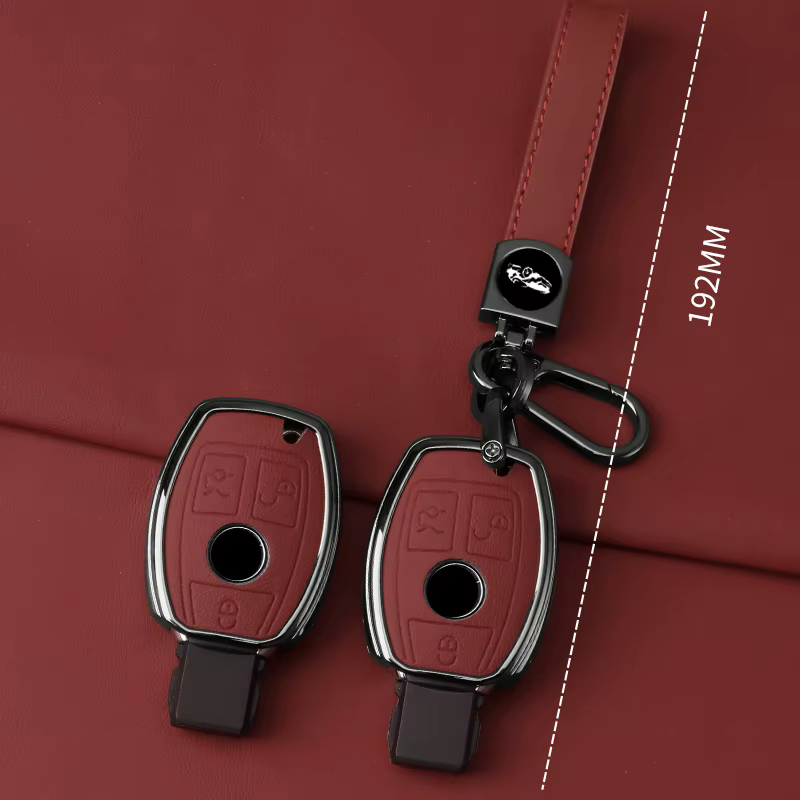 Funda de cuero y metal para llave Mercedes-Benz - imagen 4