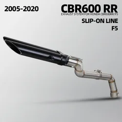 Slip-on Escape Racing con DB Killer y adaptador para Honda CBR600RR