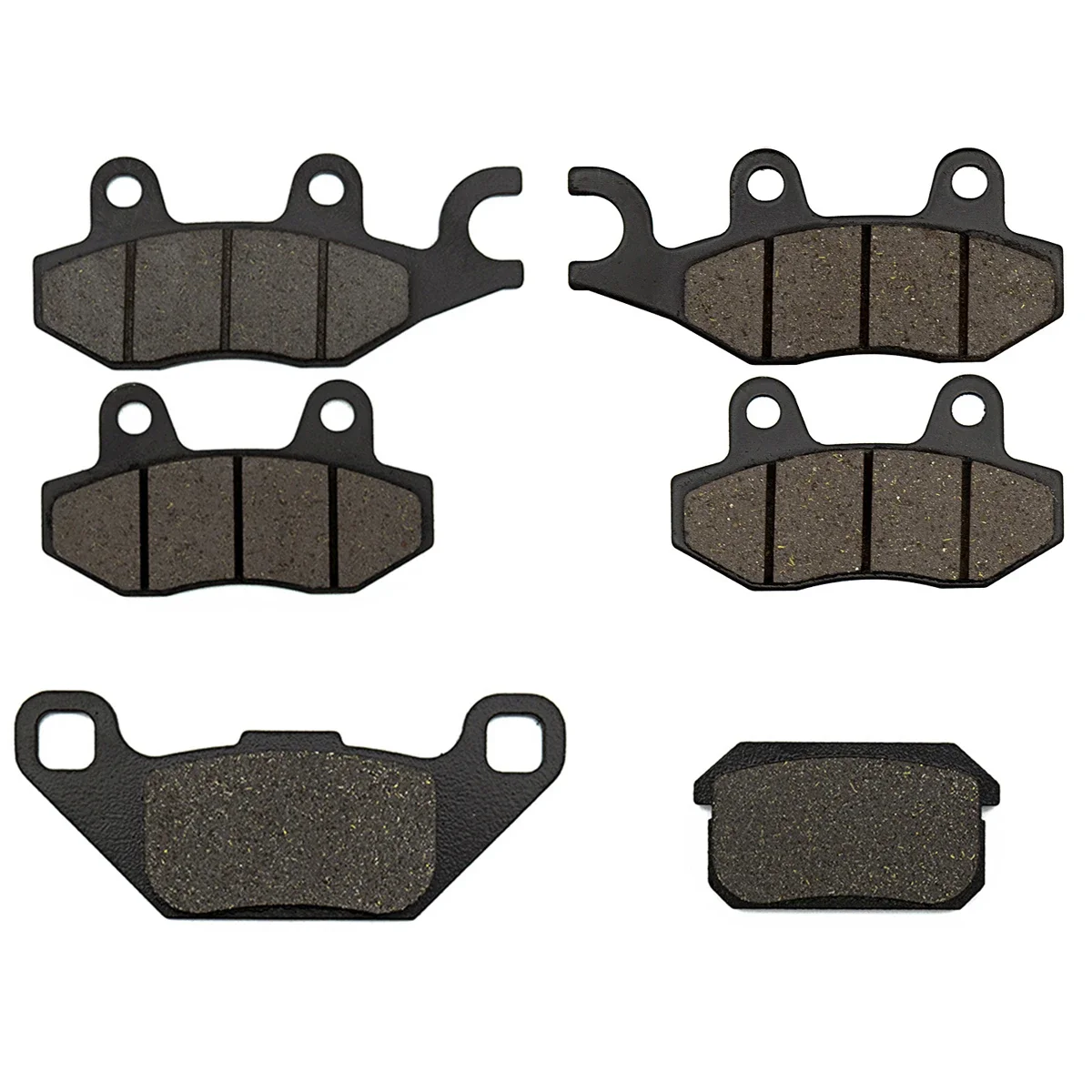6 uds piezas de motocicleta KAZUMA 500CC ATV pastillas de freno para KAZUMA Jaguar 500CC ATV Quad delantero izquierdo delantero derecho y trasero pastillas de freno