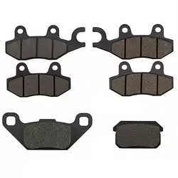 6 uds piezas de motocicleta KAZUMA 500CC ATV pastillas de freno para KAZUMA Jaguar 500CC ATV Quad delantero izquierdo delantero derecho y trasero pastillas de freno