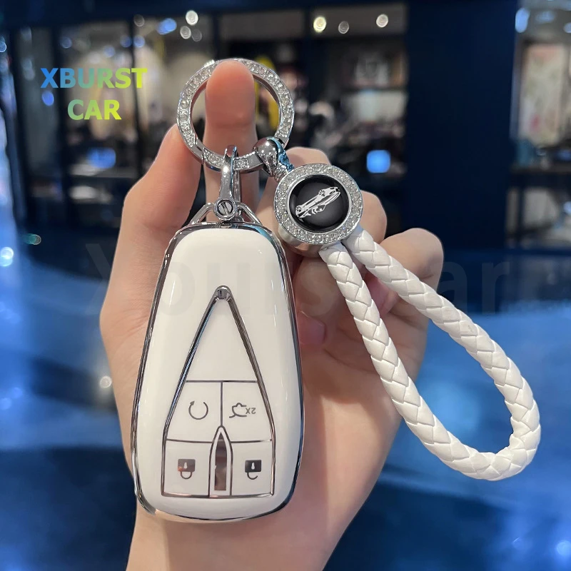 Para unidad Changan UNIK CS35PLUS CS55 PLUS CS75 PLUS Oshan X7 X5 TPU funda para llave de coche carcasa Fob soporte accesorios para automóvil