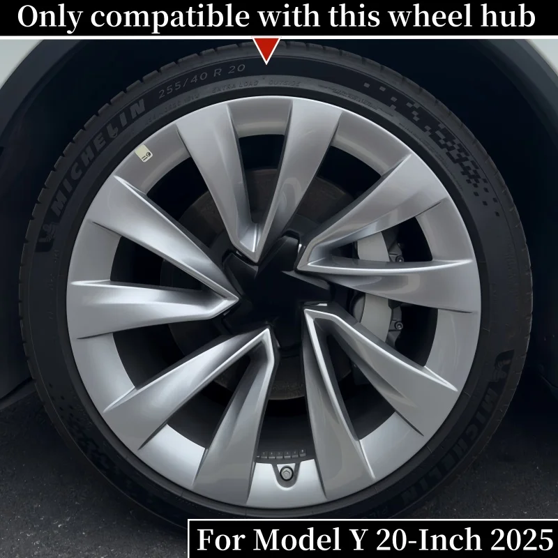Tapas de cubo rueda Tesla Model Y 20" – centros llanta de repuesto - imagen 2