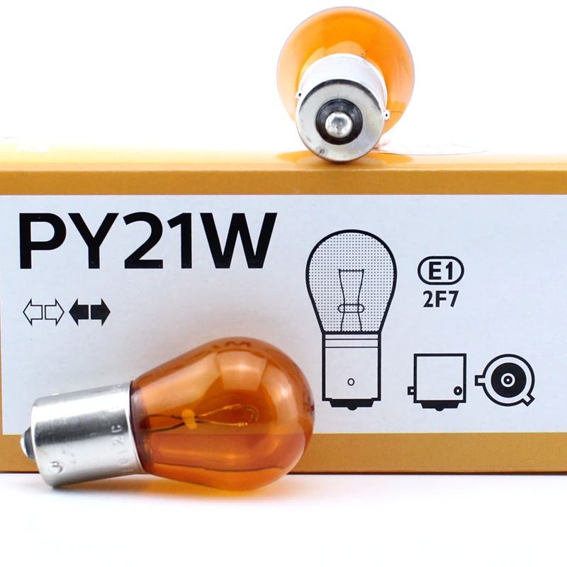 Bombilla intermitente Philips PY21W ámbar BAU15s 12 V - imagen 3