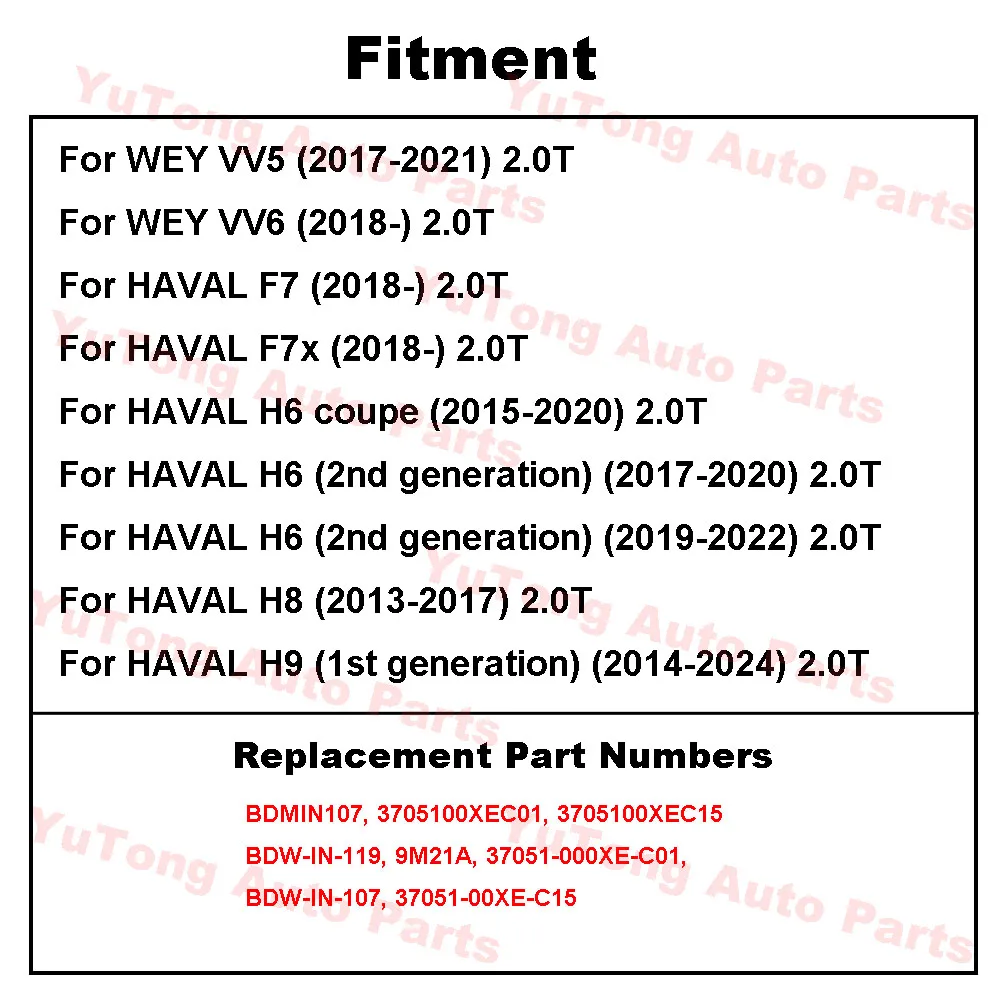 Bobinas de encendido Haval H6, H8, H9, F7 y F7X - imagen 4