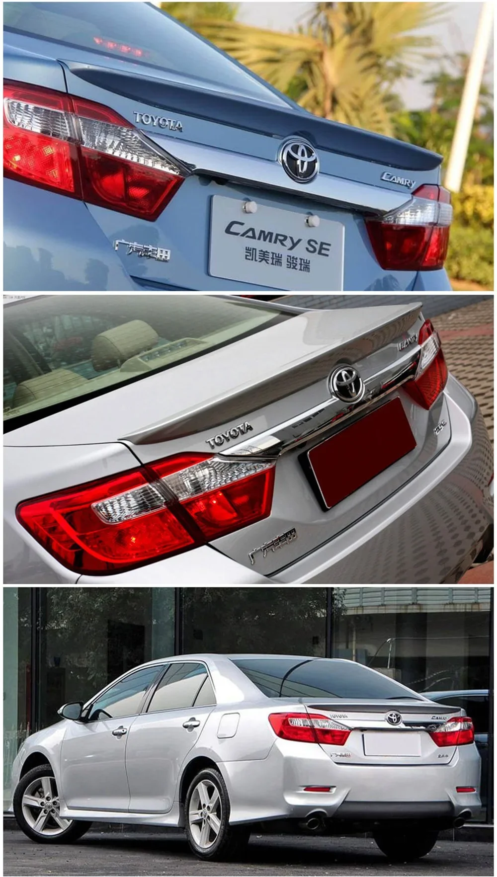 Labio trasero Toyota Camry 2012-2017, kit de carrocería - imagen 4